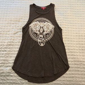 Grey Elephant Design Tank
